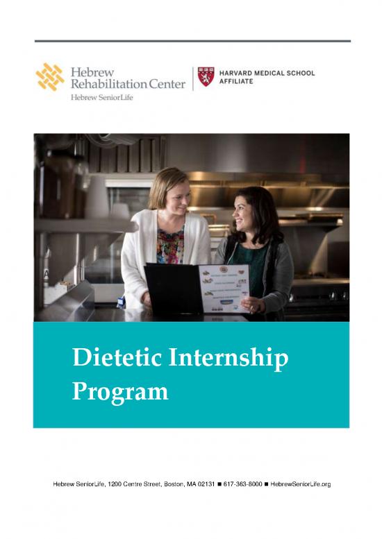 picture_Nutrition In Clinical Practice Pdf 139500 | Dietetic Internship Brochure  Final 22