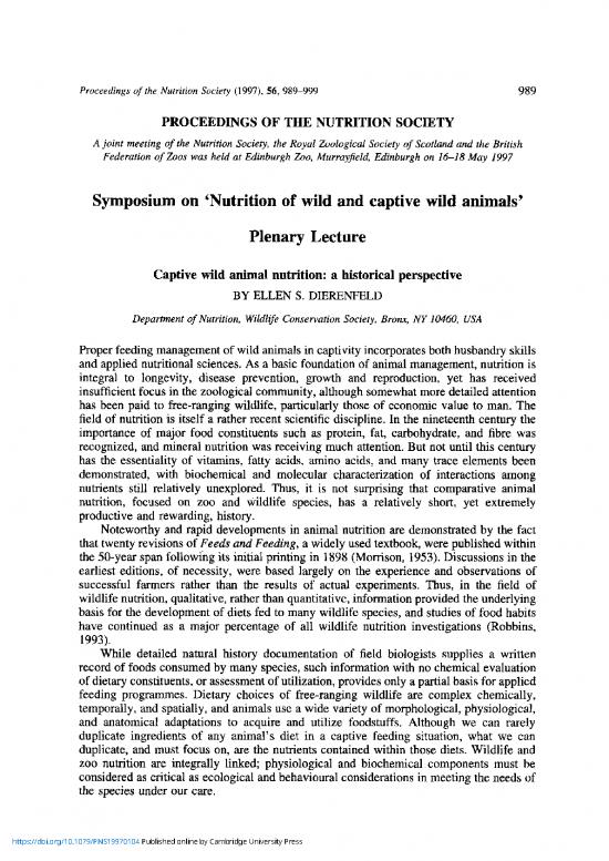 picture_Applied Nutrition Pdf 138685 | Div Class Title Captive Wild Animal Nutrition A Historical Perspective Div
