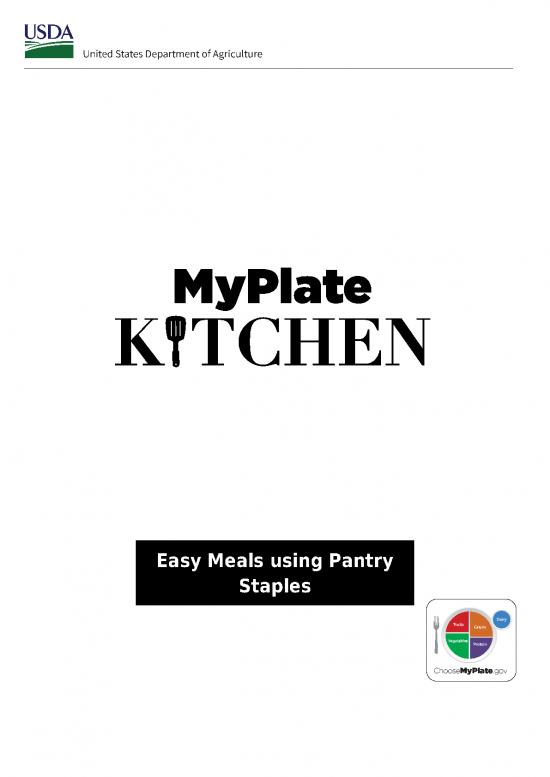 picture1_Agriculture Thesis Pdf 140293 | Easy Meals Using Pantry Staples