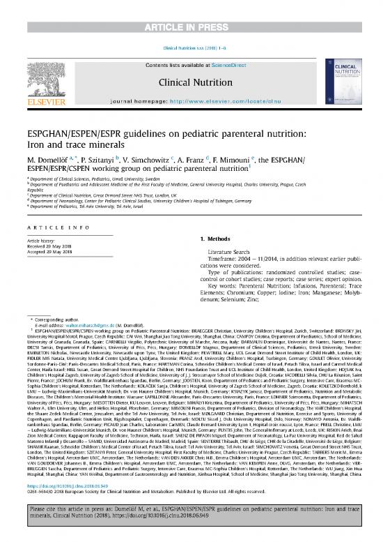 picture_Nutrition Therapy Pdf 139072 | Espghan Espen Espr Guidelines On Pediatric Parenteral Nutrition Iron And Trace Minerals