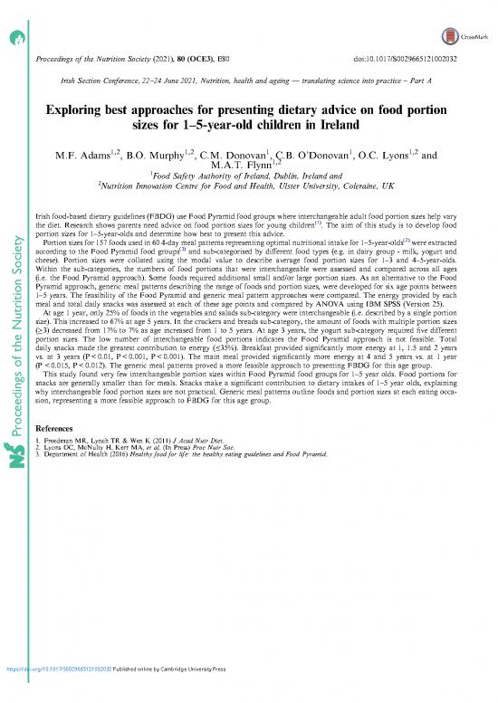 picture1_Food Pyramid 2021 Pdf 138691 | Exploring Best Approaches For Presenting Dietary Advice On Food Portion Sizes For 15 Year Old Children In Ireland