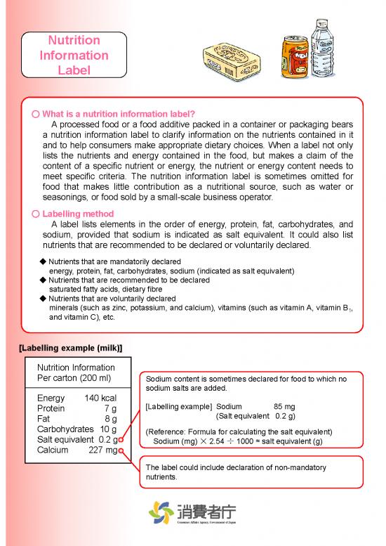 picture Food Label Template Pdf 138672 | Food Labeling Cms206 20210318 02
