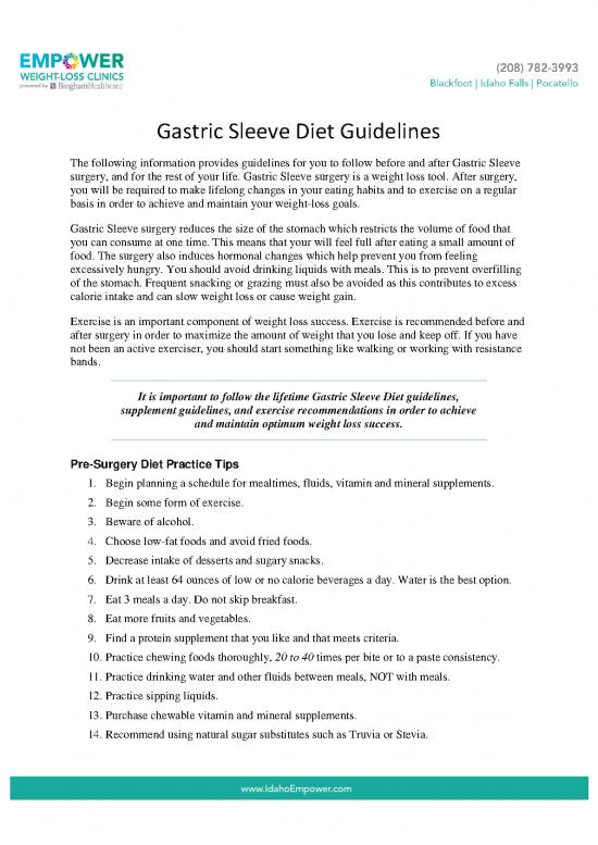 picture Diet After Gastric Sleeve Surgery Pdf 139924 | Gastric Sleeve Diet Guidelines