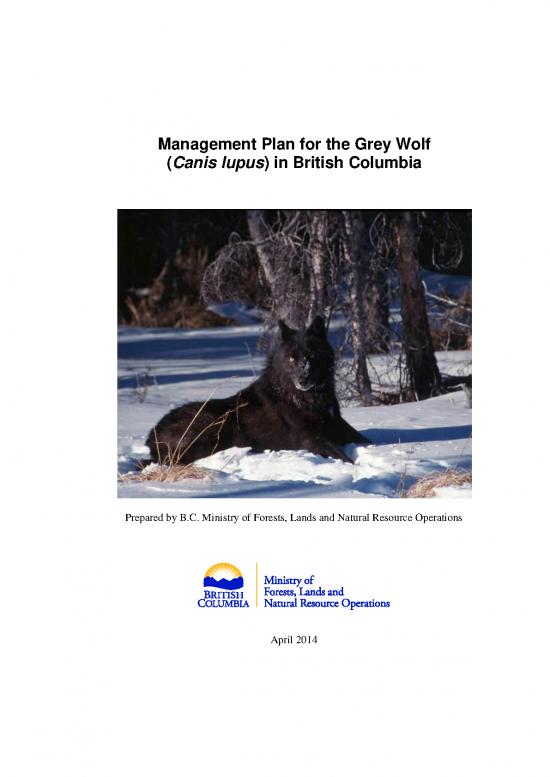 picture1_Grey Wolf Management Plan