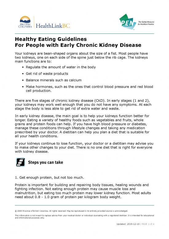 picture1_Production Pdf 139471 | Healthy Eating Guidelines For Early Chronic Kidney Disease