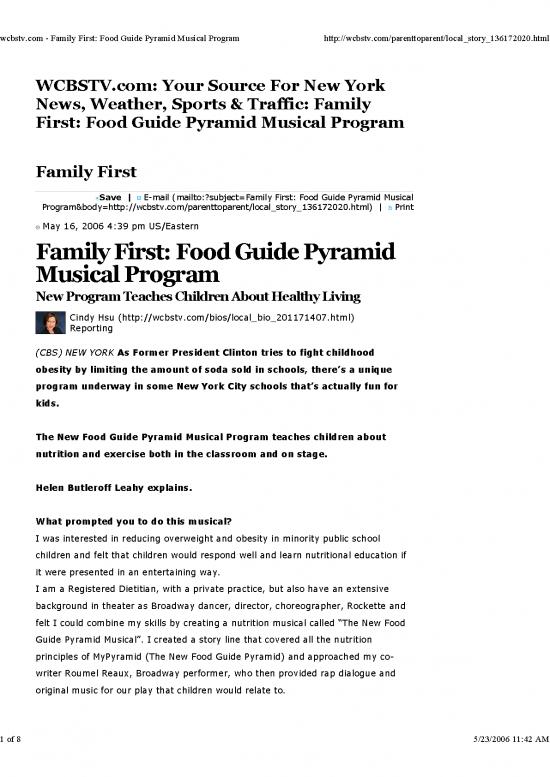 picture1_Food Pyramid Printable Pdf 138781 | Helen On Cbs Food Pyramid Musical