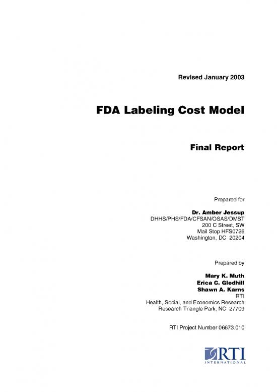 picture1_Food Label Template Pdf 140541 | Labeling Cost Model