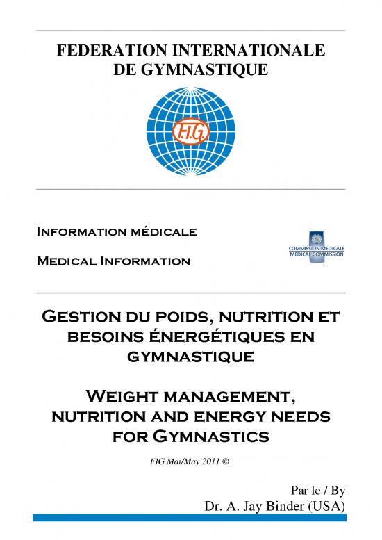 picture1_Healthy Nutrition Pdf 139347 | Medicalgestion Du Poids Nutrition Et Besoins Energetiques En Gymnastique E