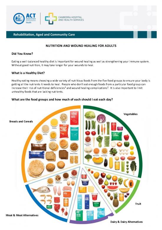 picture1_Nutrition For Adults Pdf 139396 | Nutrition And Wound Healing