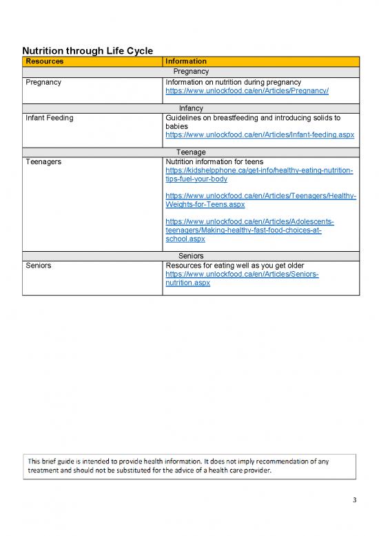 picture Life Cycle Nutrition Pdf 139561 | Nutrition Through Life Cycle
