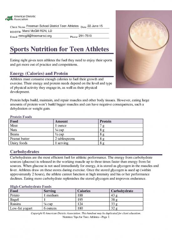 picture1_Calories Pdf 139210 | Nutrition Tips For Teenage Athletes