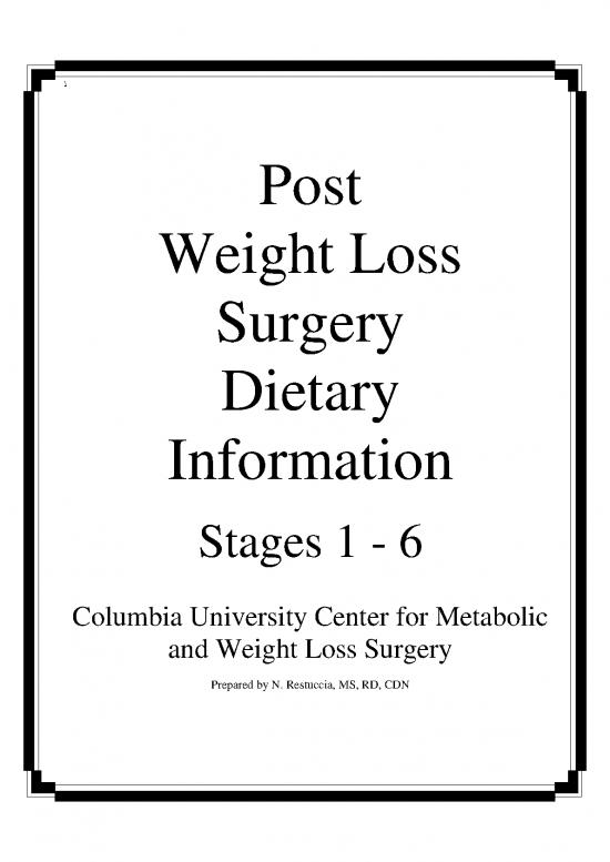 picture Diet After Gastric Sleeve Surgery Pdf 139756 | Obesity Postop Diet
