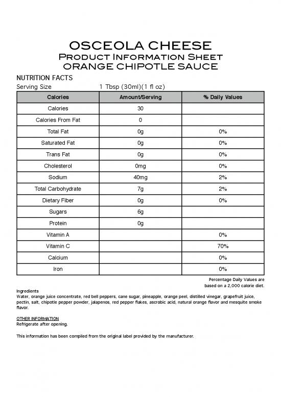 picture1_Iron Diet Pdf 140111 | Orange Chipotle Sauce