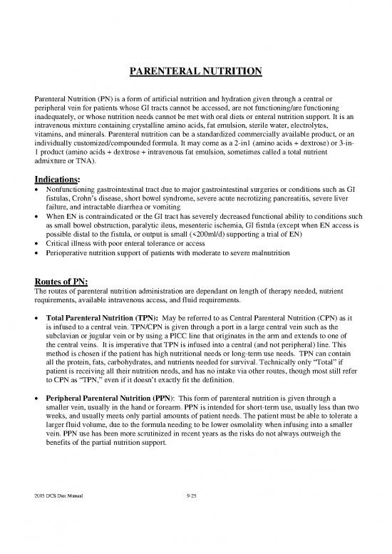 picture Functional Nutrition Pdf 138847 | Parenteral Nutrition