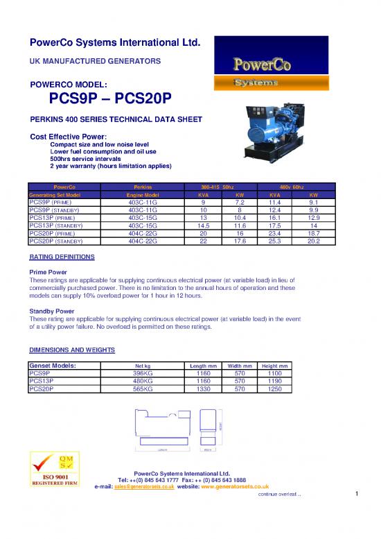 picture1_Oil Pdf 139266 | Perkins Data Sheet Pcs9 20p