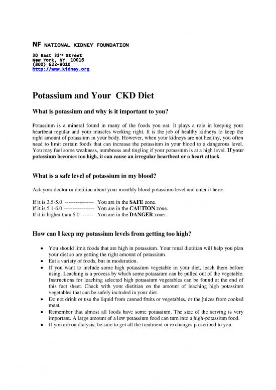picture1_Kidney Diet Pdf 139968 | Potassium And Your Ckd Diet Nkf