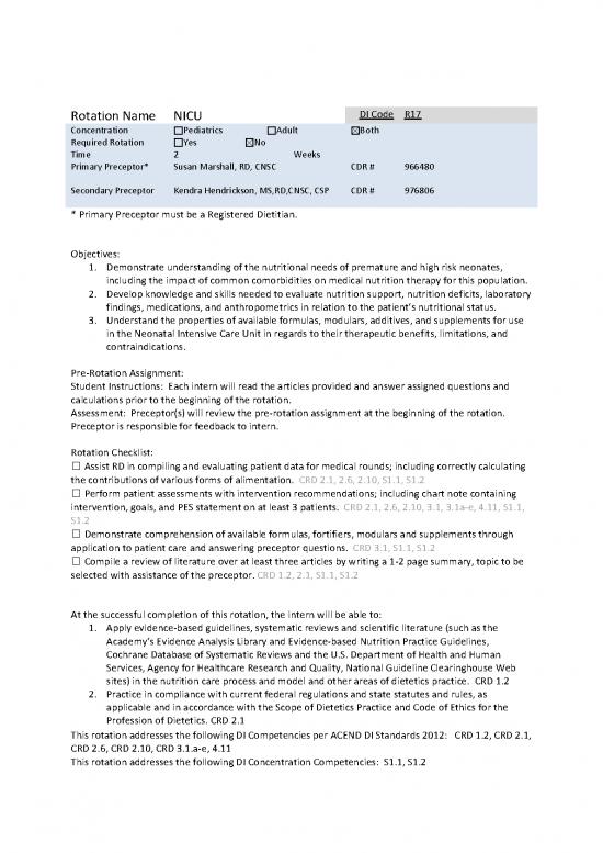picture_Nutritional Assessment In Pediatrics Pdf 138758 | Rotation Nicu