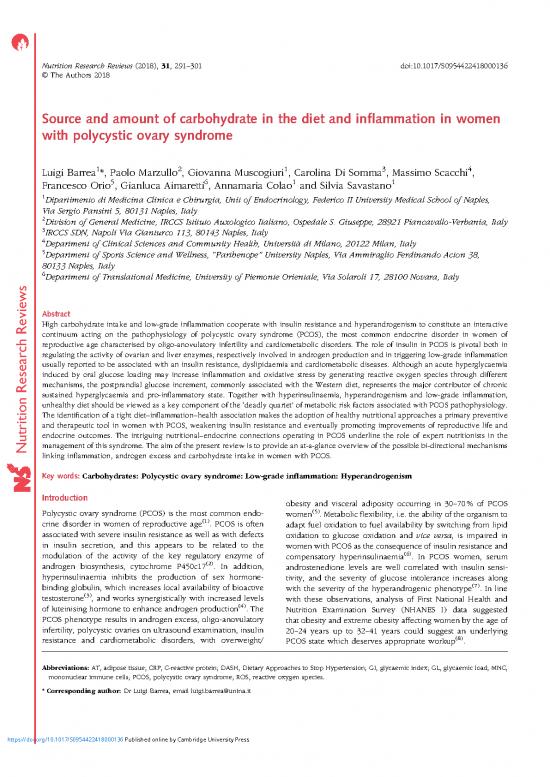 picture1_The Science Of Nutrition Pdf Free 138699 | Source And Amount Of Carbohydrate In The Diet And Inflammation In Women With Polycystic Ovary Syndrome
