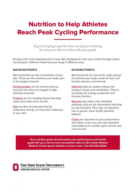 picture1_Nutrition Therapy Pdf 139627 | Sportsperformancenutritionflyerpelotonia
