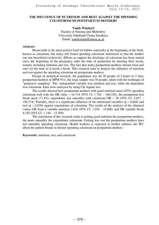 picture_Postpartum Nutrition Pdf 140171 | The Influence Of Nutrition And Rest Against The Spending Colostrom On Postpartum Mothers