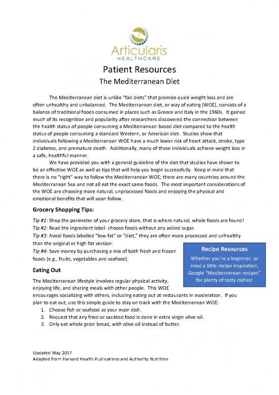 picture1_Fad Diet Pdf 139633 | The Mediterranean Diet