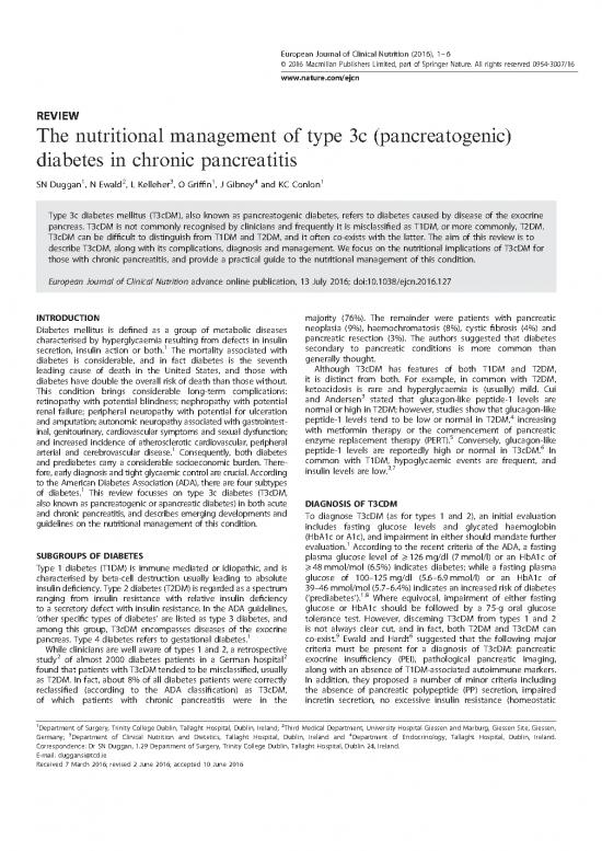 picture1_Nutrition Diagnosis Pdf 139822 | The Nutritional Management Of Type 3c (pancreatogenic) 2016