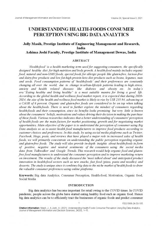 picture1_Healthy Nutrition Pdf 140313 | Understanding Healthfoods Consumer Perception Using Big Data Analytics
