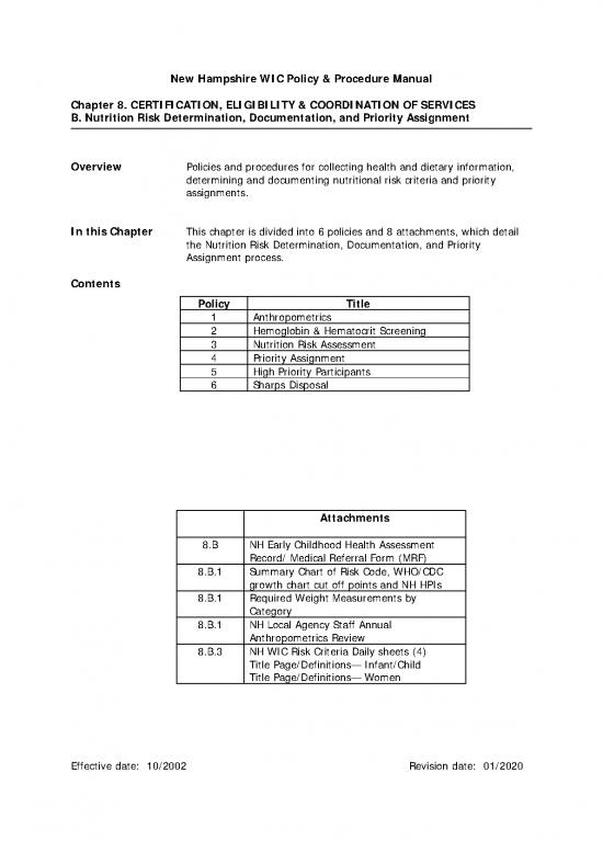 picture Dietary Assessment Pdf 138868 | Wic Chapter8b