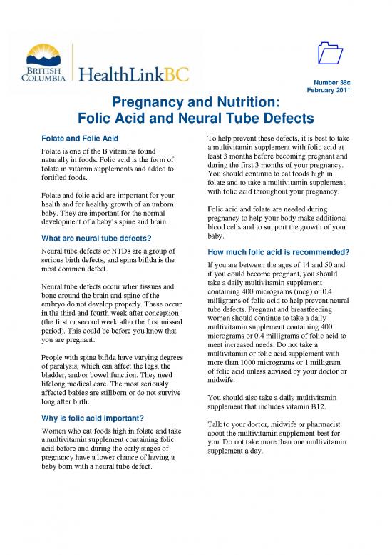picture_Healthy Nutrition Pdf 141983 | 1 6 Folic Acid