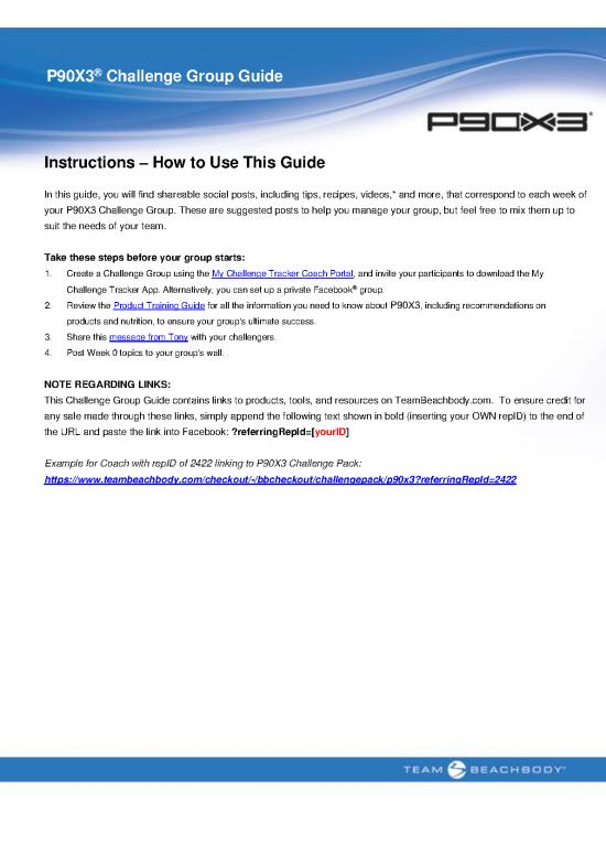 picture_P90x3 Nutrition Guide Pdf 142560 | 2664 P90x3 Tbb Challengegroup Daily Links 01