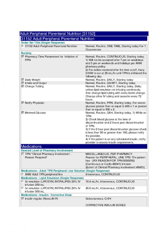 picture1_Nutrition In Nursing Pdf 141150 | Adult Peripheral Parenteral Nutrition