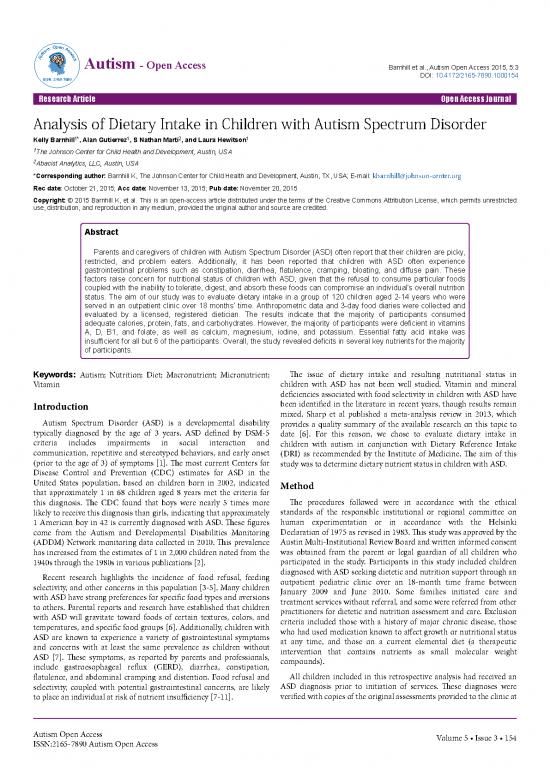 picture_Analysis Of Dietary Intake And Nutritional Status In Children With Autismspectrum Disorder 2165 7890 1000154