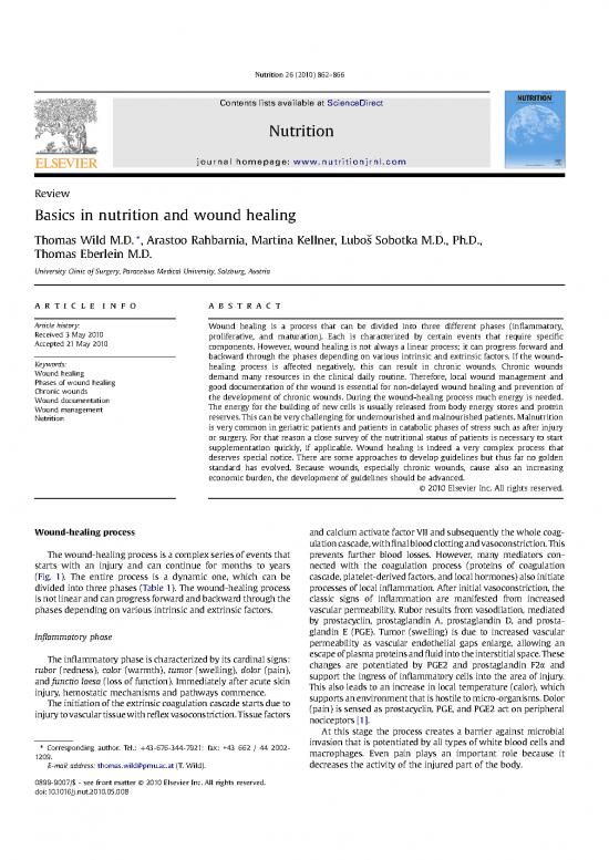 picture_Basics In Clinical Nutrition Pdf 141088 | Basics In Nutrition And Wound Healing