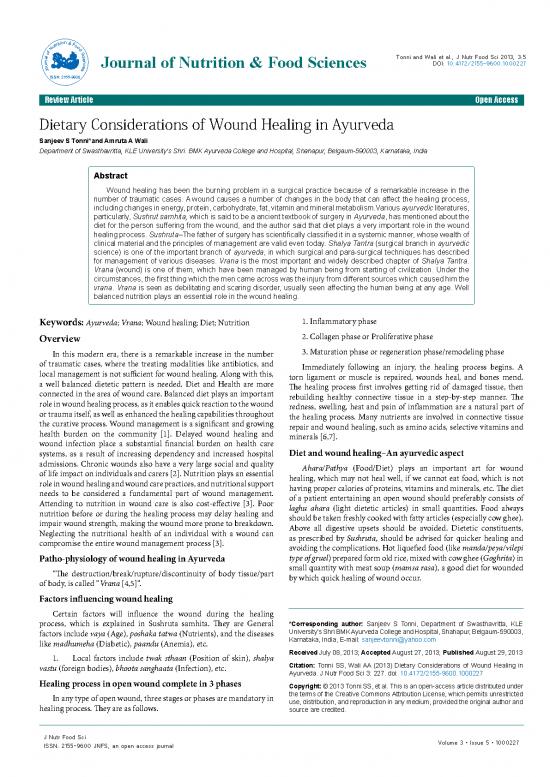 picture_Surgical Nutrition Pdf 140978 | Dietary Considerations Of Wound Healing In Ayurveda 2155 1000227