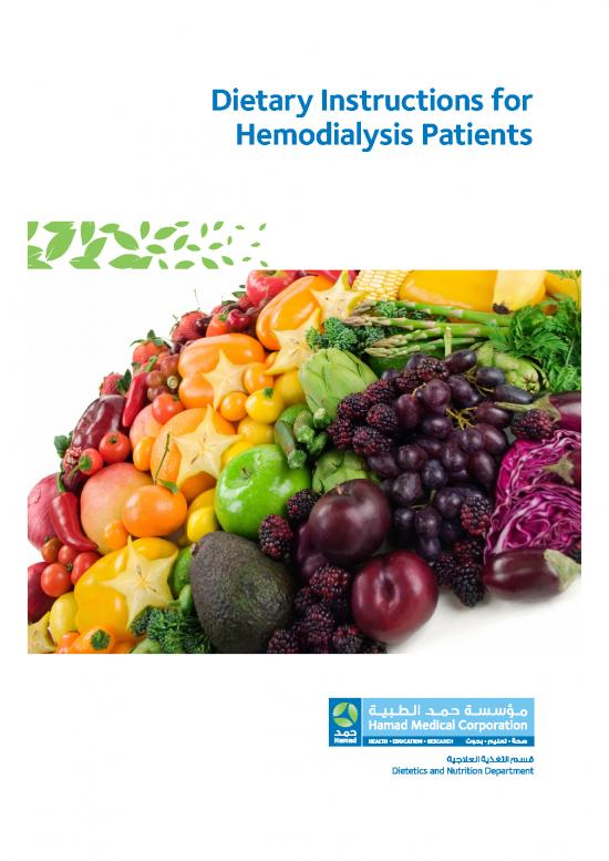 picture_Dietary Instructions For Hemodialysis Patients   English