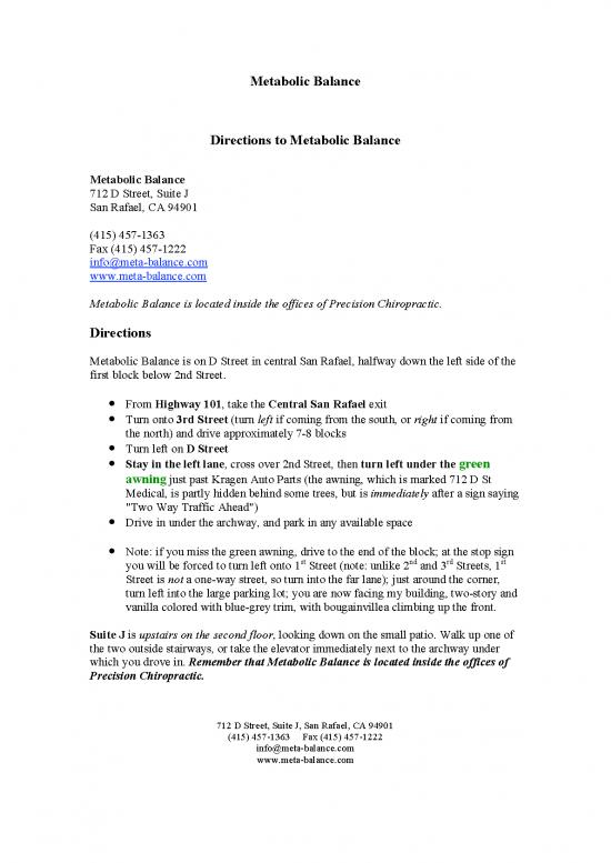 picture_Directions To Metabolic Balance