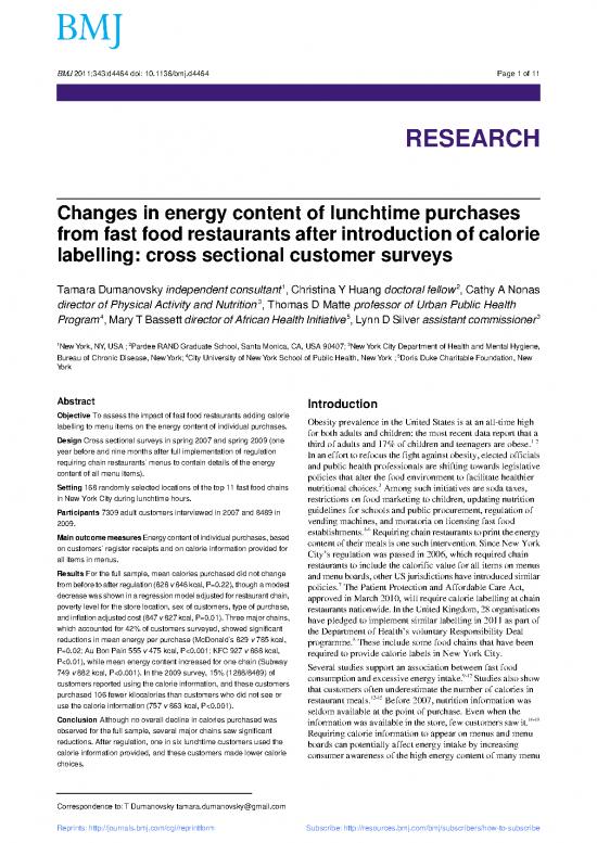 picture1_Public Nutrition Pdf 141081 | Fastfoodcalorieinfo