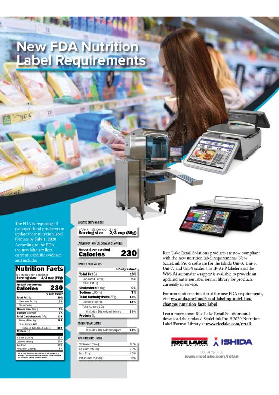 picture Food Label Template Pdf 141889 | Fly Nutritional Label Complient Lr