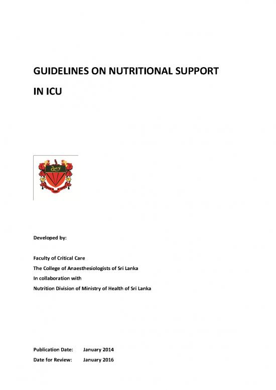 picture_Parenteral Feeding Pdf 142661 | Guidelines On Nutritional Support In Icu