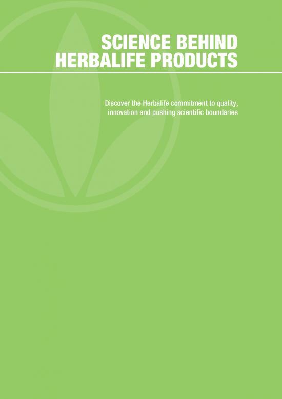 picture Herbalife Nutrition Pdf 141789 | Herbalife Science Behind Herbalife Products