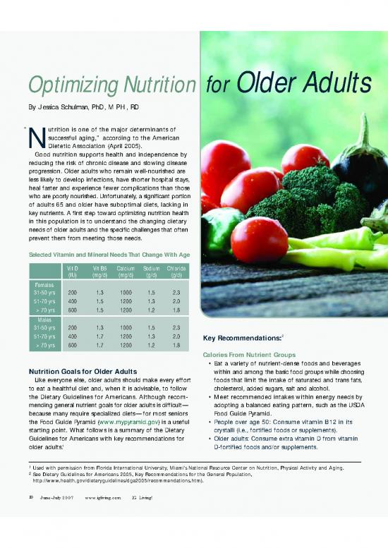 picture1_Nutrition Therapy Pdf 140666 | Igl 2007 06 Ar Optimizing Nutrition For Older Adults