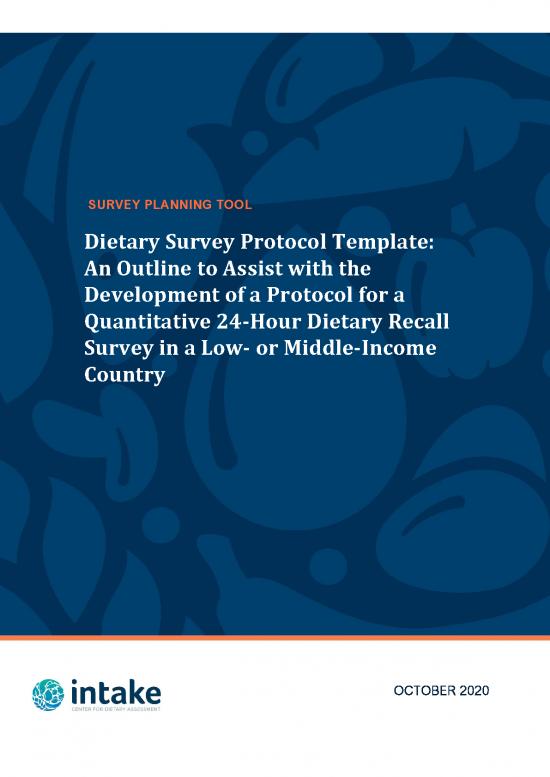 picture_Dietary Recall Pdf 140735 | Intake Outline For Survey Protocol Oct 2020