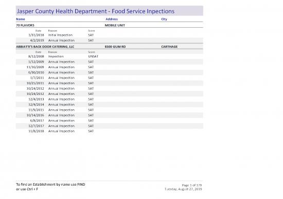 picture_Jaspercounty Food Service Inspection Report All