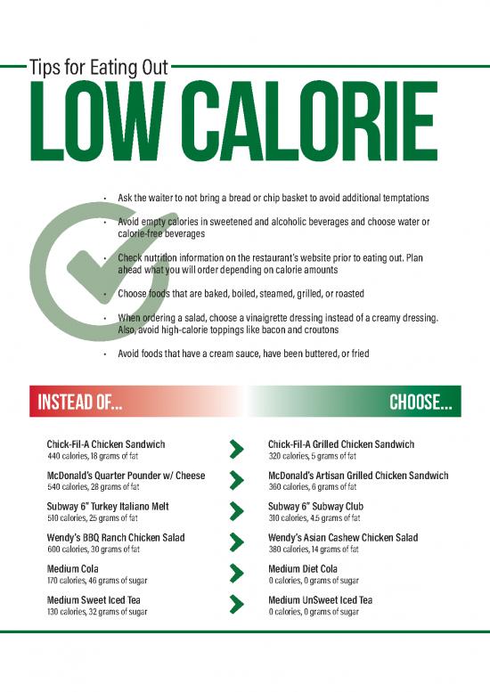 picture1_Nutrition Therapy Pdf 141306 | Low Calorie Eating Out Infographic