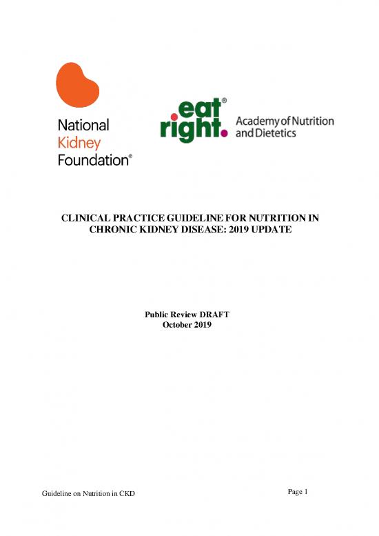 picture Nutrition In Clinical Practice Pdf 140870 | Nutrition Gl Submission 101719 Public Review Copy