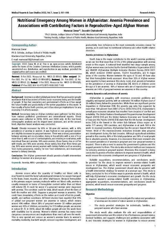 picture_Nutritional Emergency Among Women In Afghanistan Anemia Prevalence And Associations With Contributing Factors In Reprodu