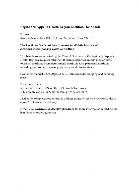 picture_Nutrition Care Manual Free Pdf 141920 | Order Form