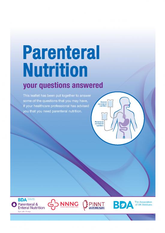 picture_Nutrition Therapy Pdf 141647 | Parenteral Nutrition Your Questions Answered 2022update