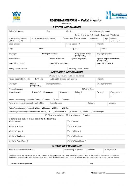 picture1_Pediatric Registration Form