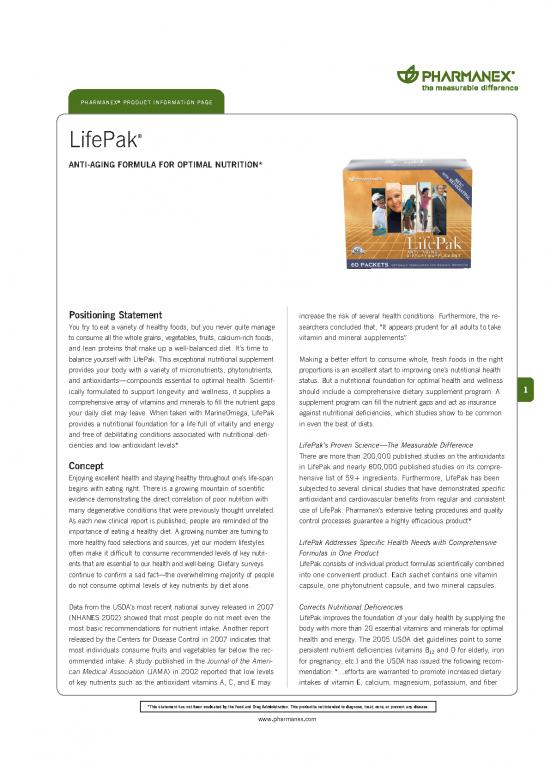 picture1_Healthy Nutrition Pdf 141449 | Pip Lifepak Lr